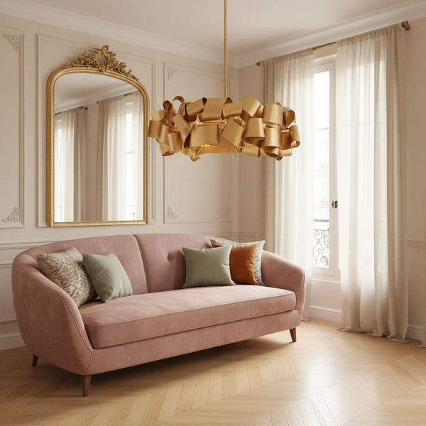 Metal Ribbon Ceiling Light | CL377852G