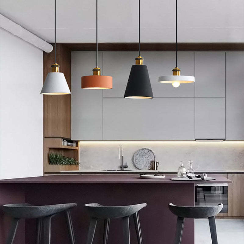 Aria Art Deco Minimalist Monochrome Pendant Light