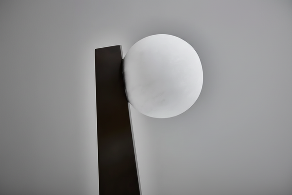 Glass Globe Table Lamp | Black | CLORB0281L