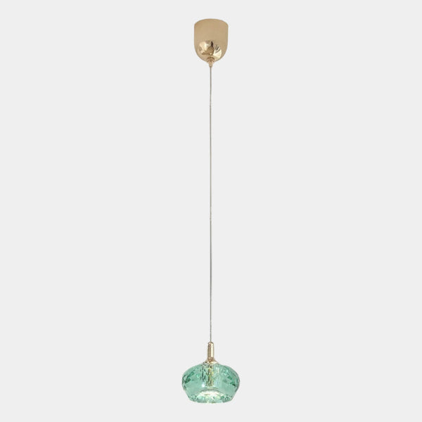 Luxury Small Crystal Round Pendant Light LED, 3 Colors