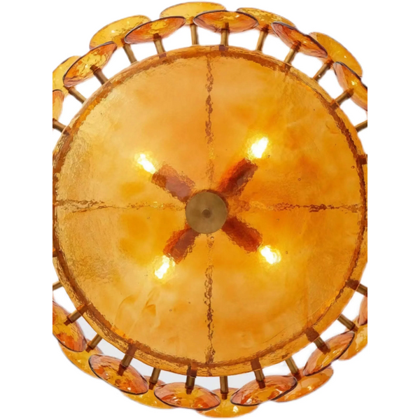 Amber Murano-Style Glass Chandelier | CLKOPS202