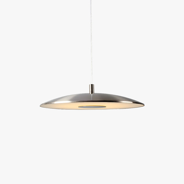 Arisha kitchen Pendant Light White& Nickel Post Modern