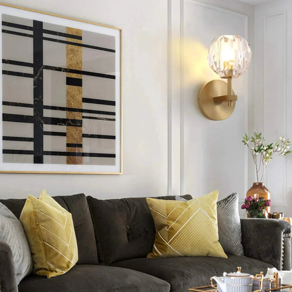 Boule De Cristal Grand Single Sconce