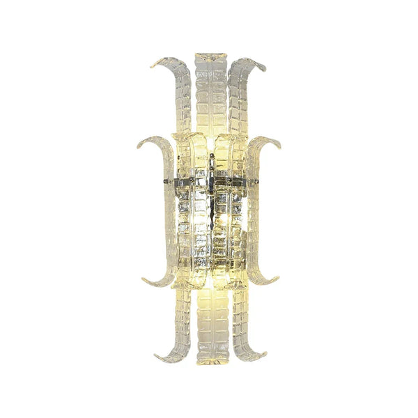 Leaf Shape Glass Wall Sconce