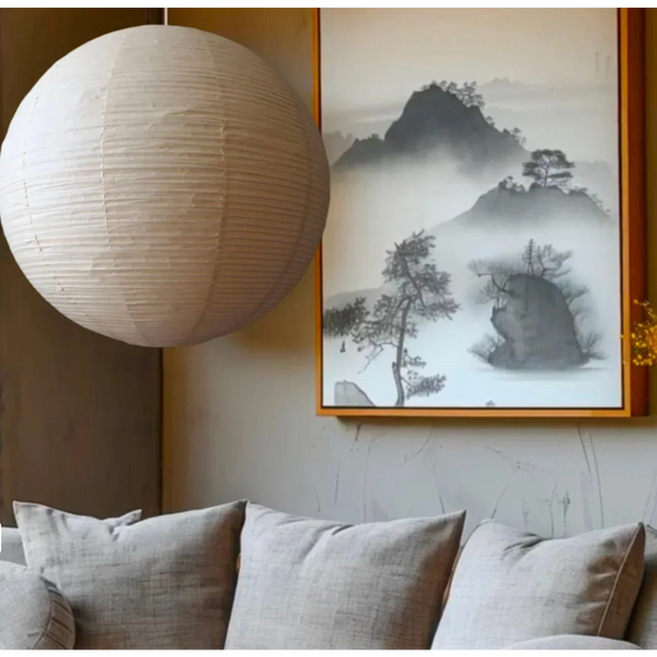 Washi Paper Lantern Pendant | Round