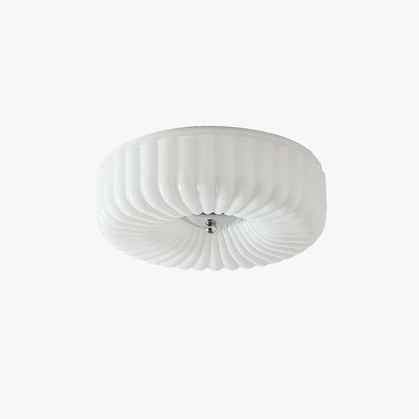 Arisha Modern LED Glass Flush Mount Ceiling Light Bedroom