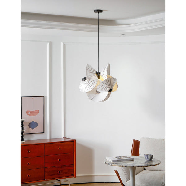 Zerinarae Floral Fabric Pendant Light