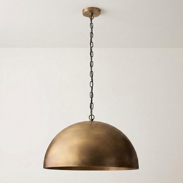 Aurelia Dome Pendant | Black Stainless Steel | CLSS8500