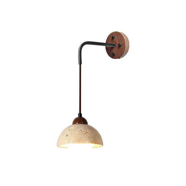Tia Travertine Wall Lamp