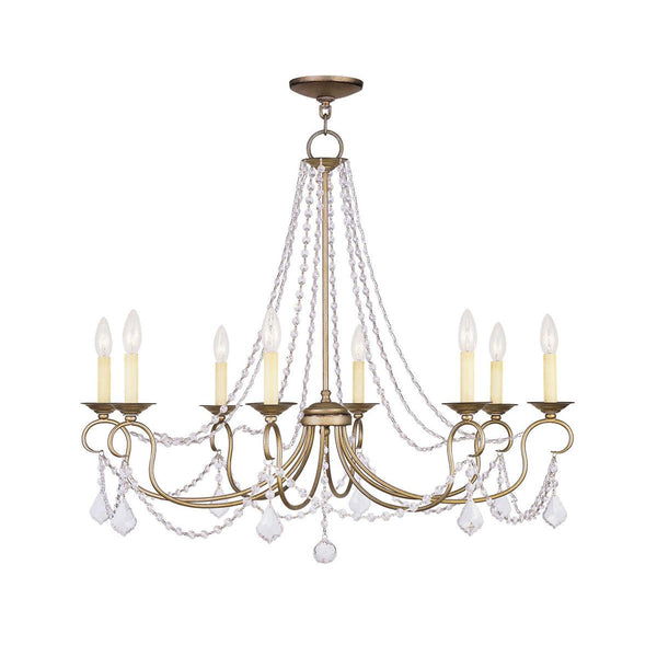Mysorarae Postmodern Luxury Brass Crystal Chandelier