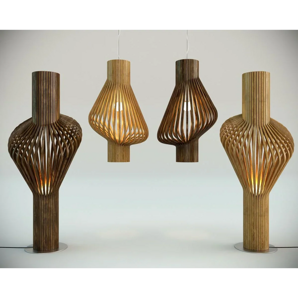 Serenity Floor Lamp | Bentwood Ash | CL879952V1