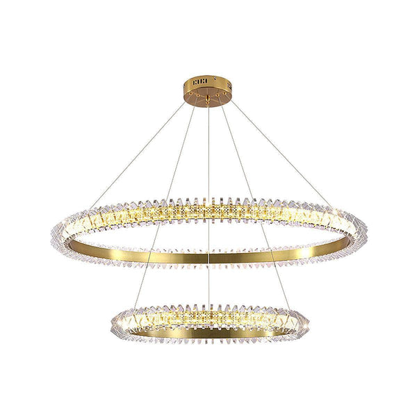 Ring Crystal Chandelier | Luxury Round Chandelier