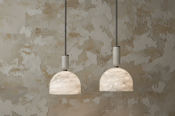 Alabaster Dome Pendant Light | CLPSGH014