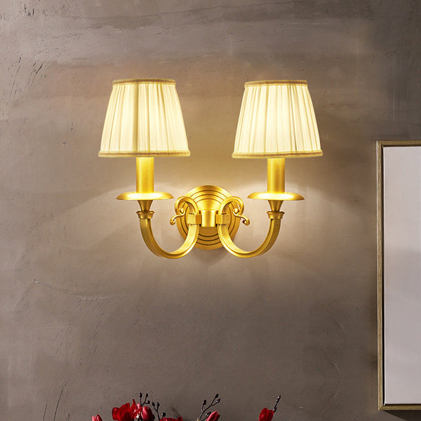 Silva Decorative Indoor Wall Lamp Fabric Living Room Bedroom