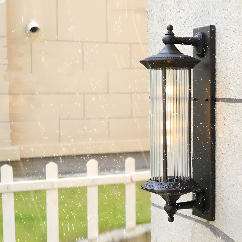 Oriienne Coffee Gold Vintage Outdoor Wall Lights