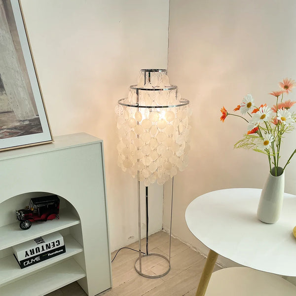 Vintage Shell Floor Lamp
