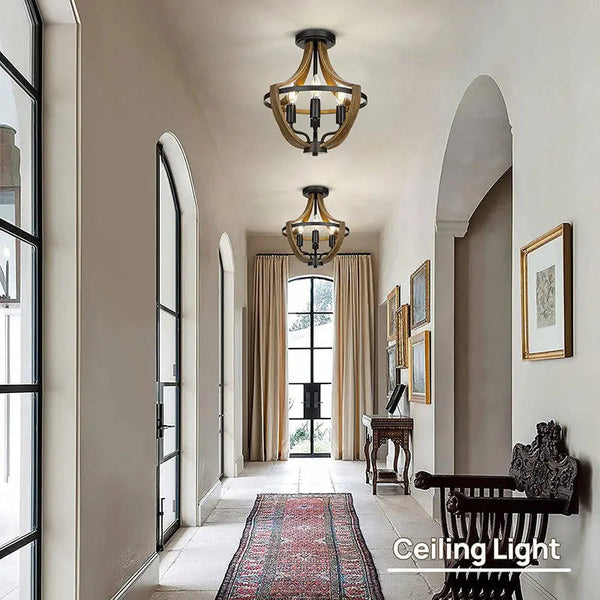 Petunia Rustic Foyer Lighting