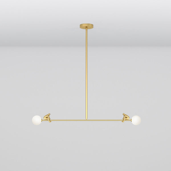 Zaveniel Brass Glass Pendant Lamp