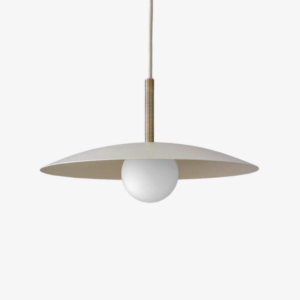 Disc Pendant Light Brass