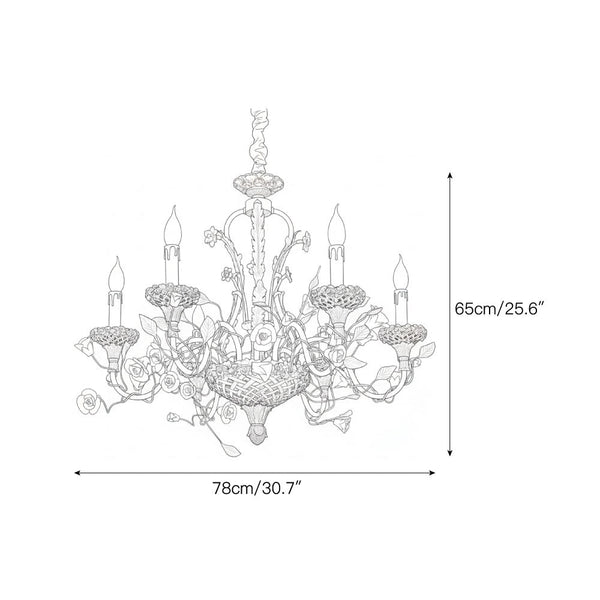 Teriariel Flowers Chandelier
