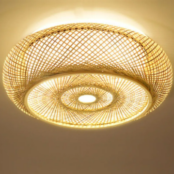 Bamboo Rattan Ceiling Light for Restaurant
