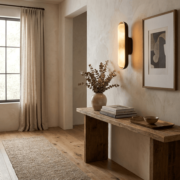 Vionelle Alabaster Wall Sconce