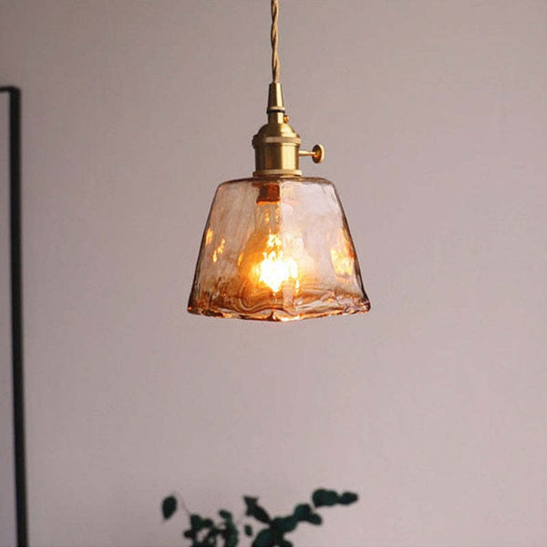 Evin Pendant Light Glass&Brass