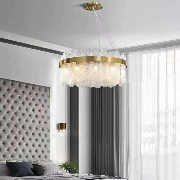 Gold Ring Chandelier