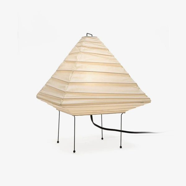 Kiyoshi Rice Paper Pyramid Table Lamp