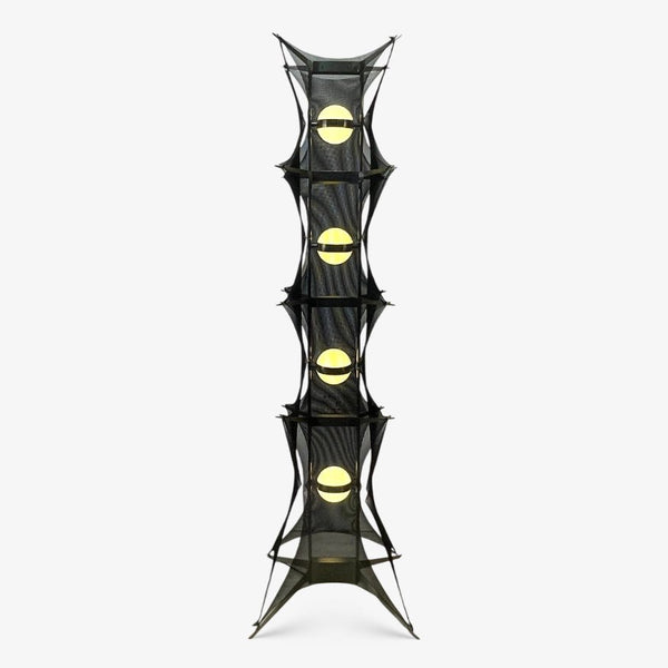 Column Walnut Floor Lamp