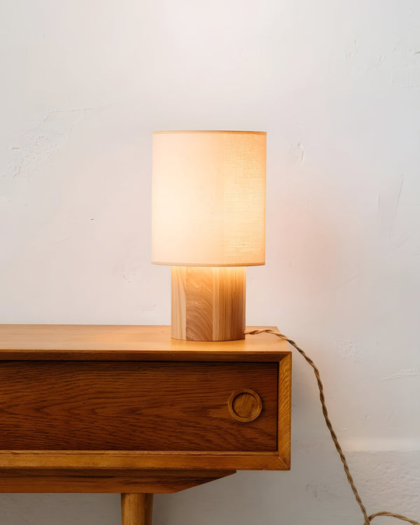 Alderielle Oak Table Lamp