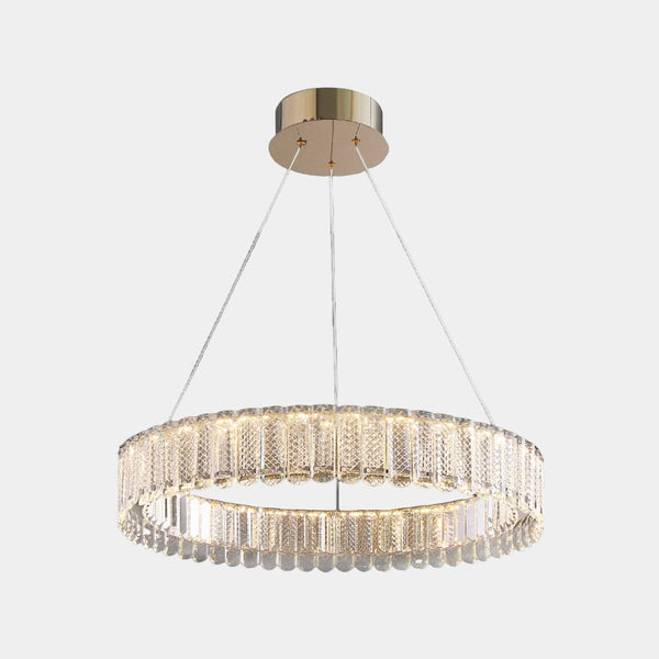 Chandelier Luxury Round / Oval Ring Crystal LED