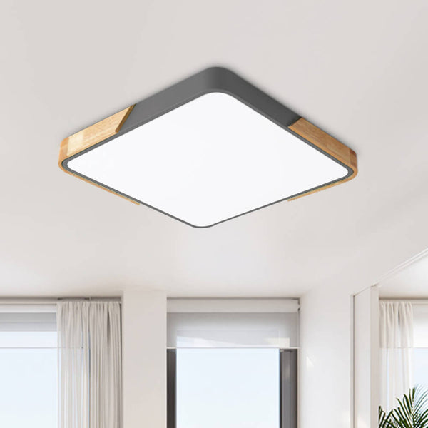 Modern Rectangle LED Flush Mount Ceiling Light