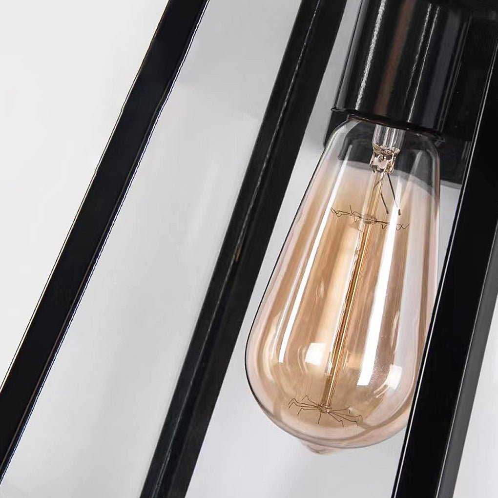 Seher Vintage Industrial Style Glass Outdoor Wall Lights