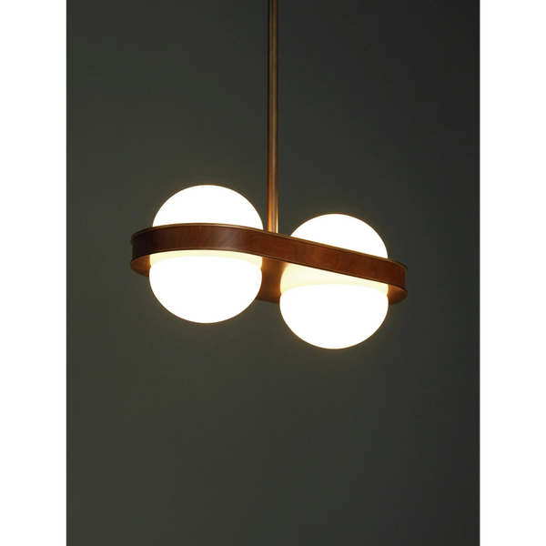Wood & Brass Pendant | CLHTL026