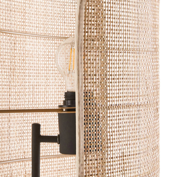 Wicker Shade Floor Lamp | CL85068B