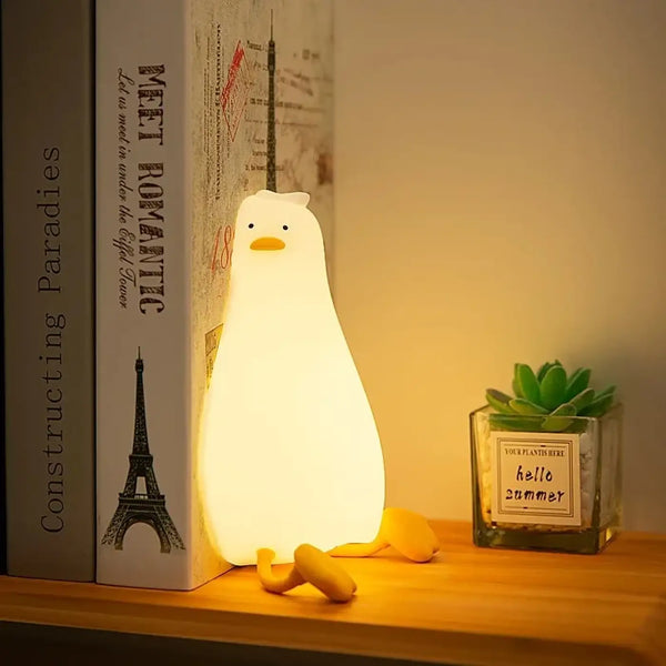 Lovely Silicone Eye protection Duck Table Lamp