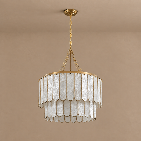 Double Round Shell Chandelier | CLFRT05K