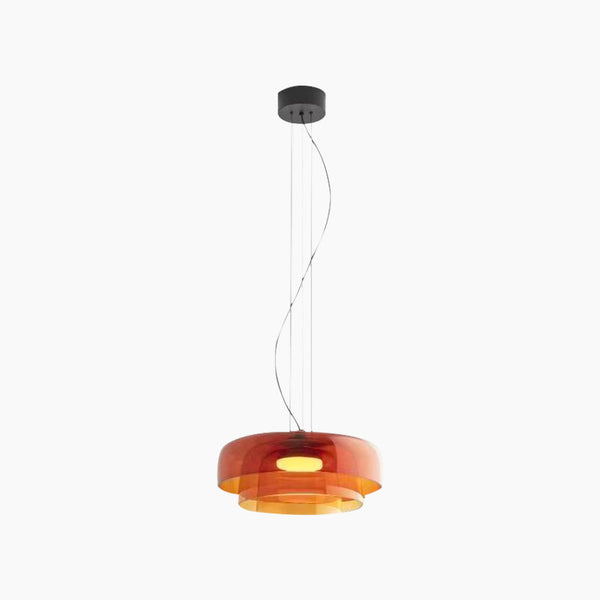 Pendant Light Nordic Tiered Colorful Glass LED