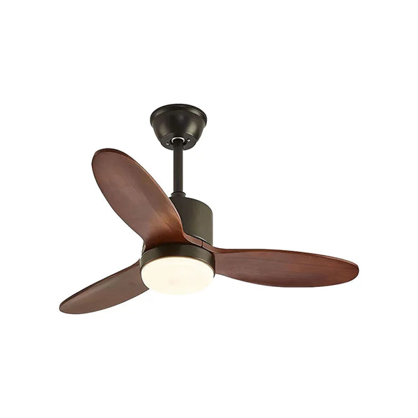 Wood Fan Blade Ceiling Fan Light