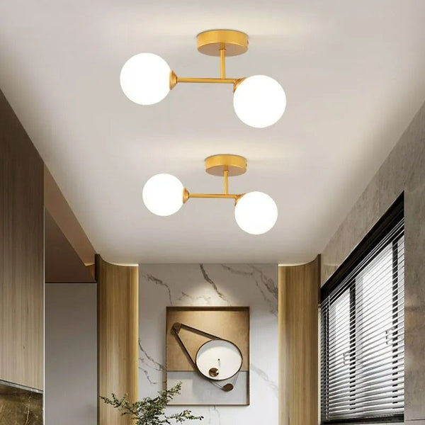 Valentina Semi-Flush Mount Ceiling Light, 2 Color