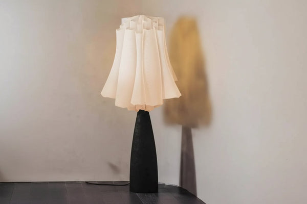 Viterbo Floor Lamp | Ebonized Wood | CLHF351