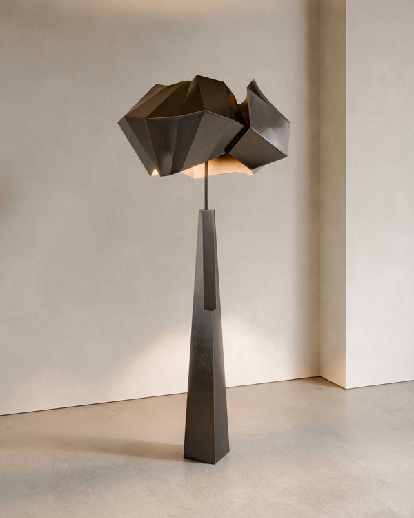 Aventine Floor Lamp | Patinated Alloy | CLIRONGH43