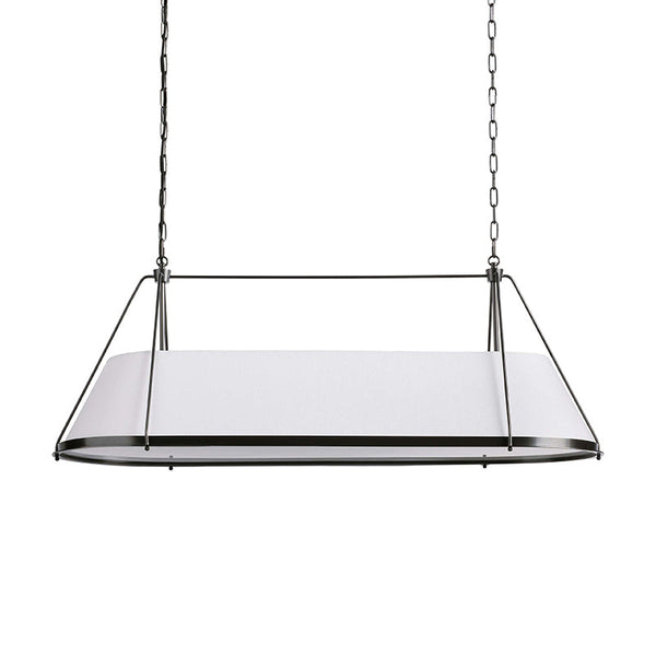 Lysilara Vintage Industrial Linear Fabric Chandelier