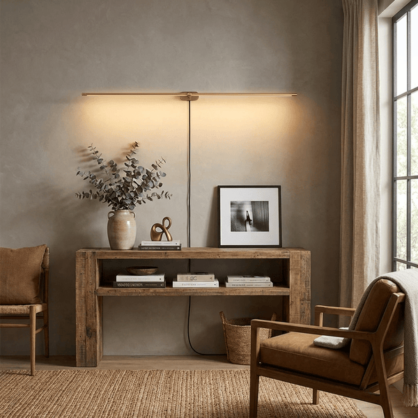 Minimalist Linear Plug-in Wall Lamp