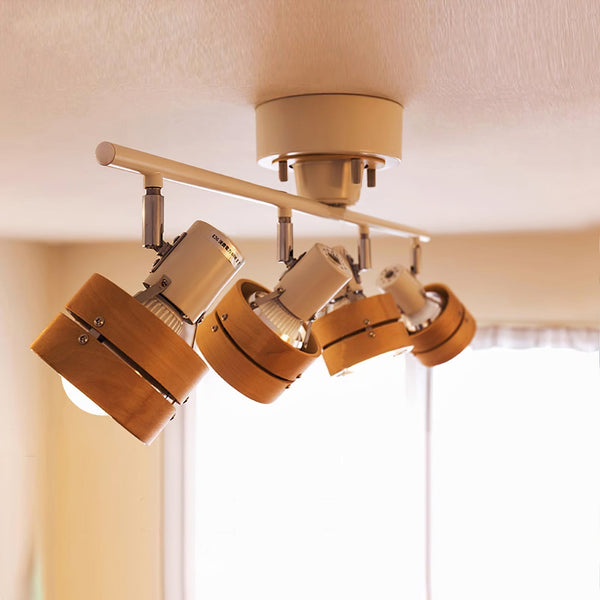 Esorila Nordic Cylindrical 4-Light Spotlight Ceiling Lamp