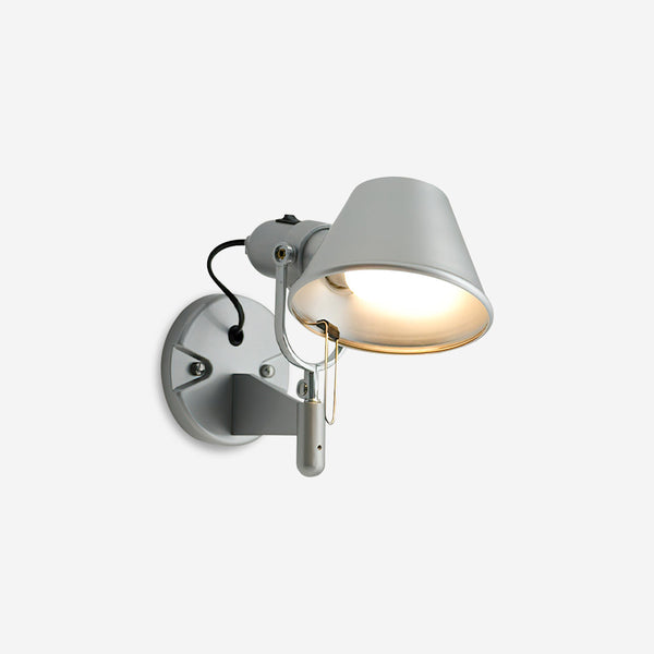Wall Lamp Metal Body Conical Shade Adjustable Modern Minimalist