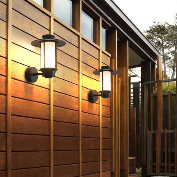 Calaelia Top Hats LED Retro Outdoor Wall Lights