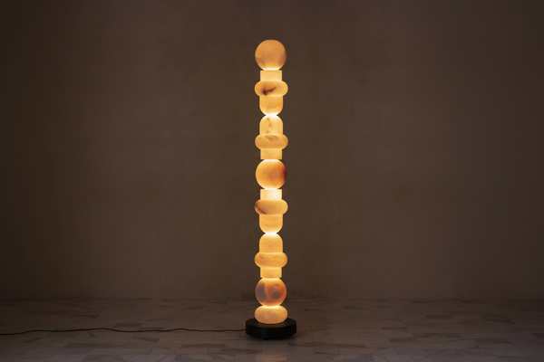 Grenaldi Floor Lamp | Alabaster Column | CLKPO98