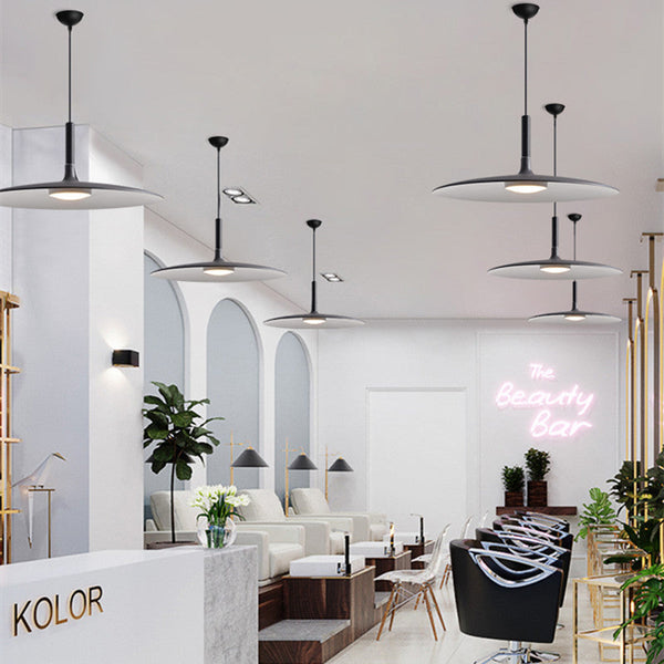 Fjorn Pendant Light Pan, Plate Shape Modern Design